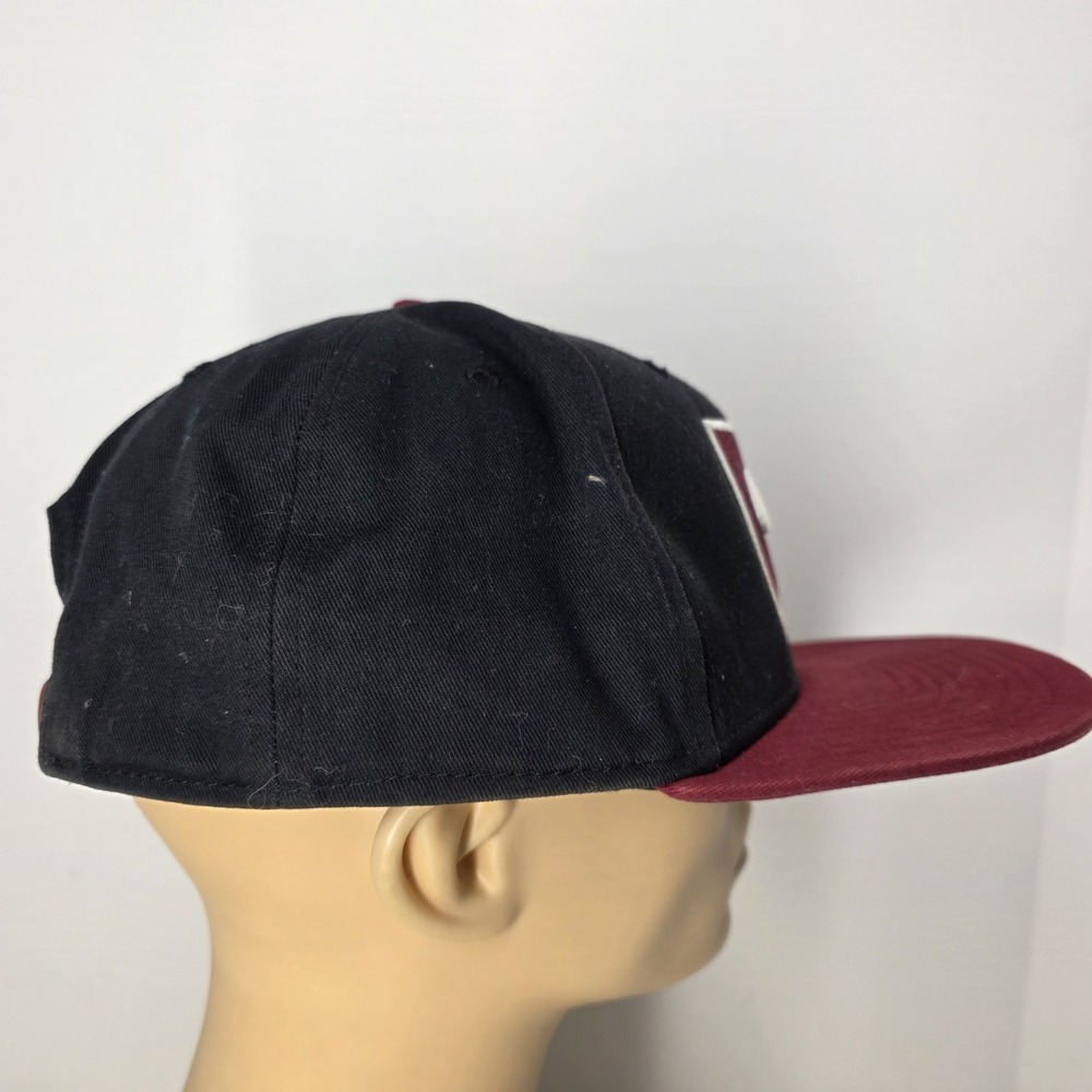 Vintage Nike Hat Cap Snap Back Black Red Swoosh Baseball World Class Athletes - Picture 6 of 14